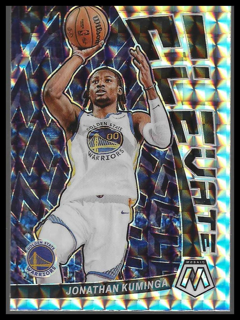 2022-23 Panini Mosaic #14 Jonathan Kuminga Elevate Mosaic
