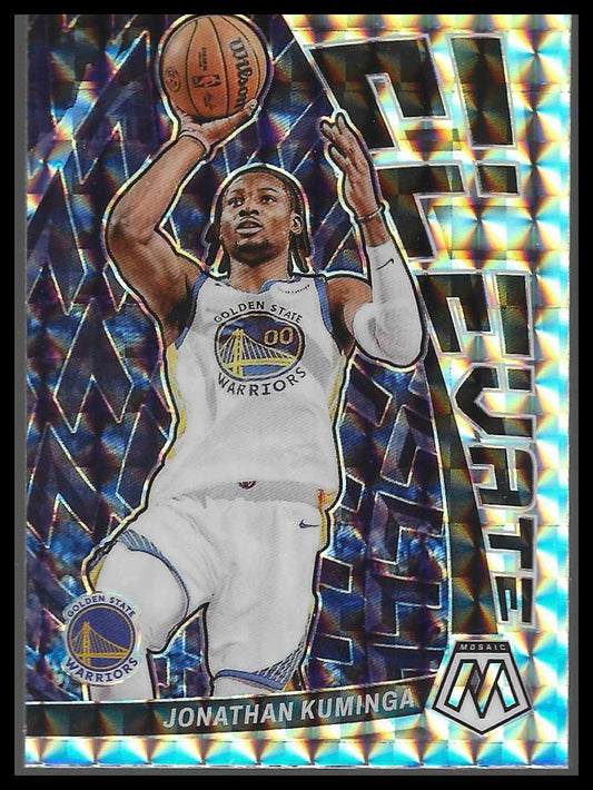 2022-23 Panini Mosaic #14 Jonathan Kuminga Elevate Mosaic