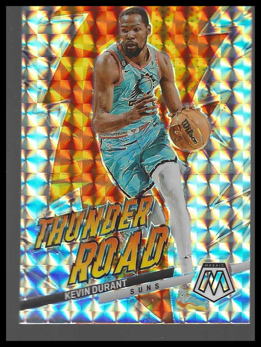 2022-23 Panini Mosaic #5 Kevin Durant Thunder Road