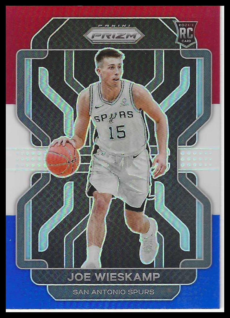 2021-22 Panini Prizm #322 Joe Wieskamp Red White and Blue
