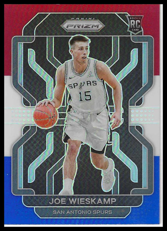2021-22 Panini Prizm #322 Joe Wieskamp Red White and Blue
