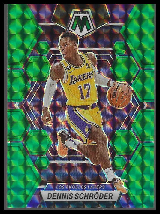 2022-23 Panini Mosaic #23 Dennis Schroder Green