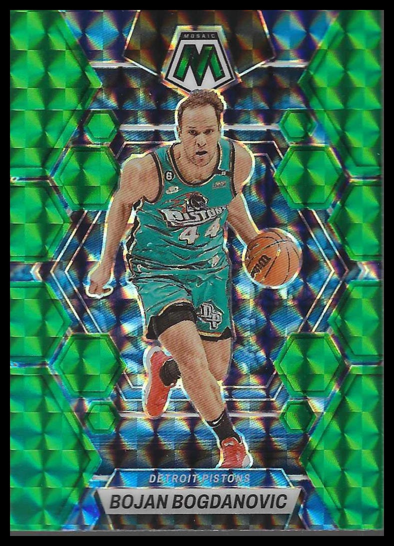 2022-23 Panini Mosaic #87 Bojan Bogdanovic Green