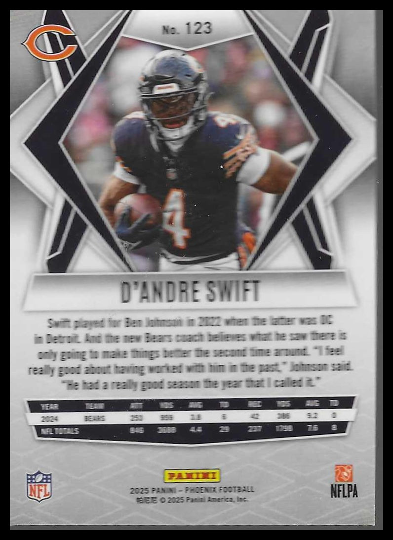 2025 Panini Phoenix #123 D'Andre Swift
