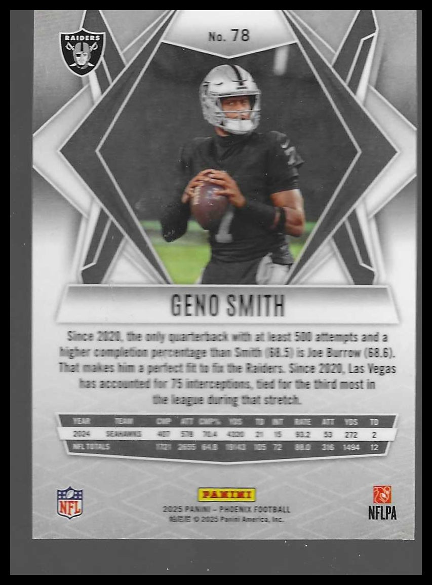 2025 Panini Phoenix #78 Geno Smith