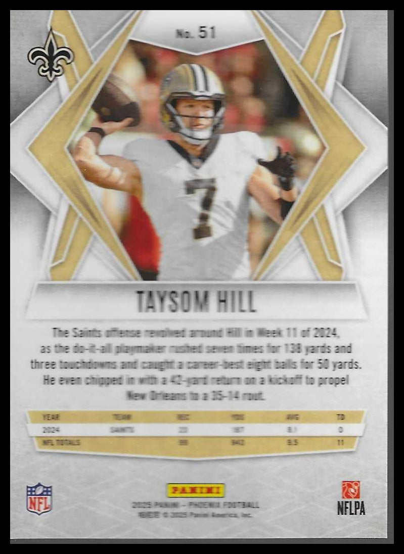 2025 Panini Phoenix #51 Taysom Hill