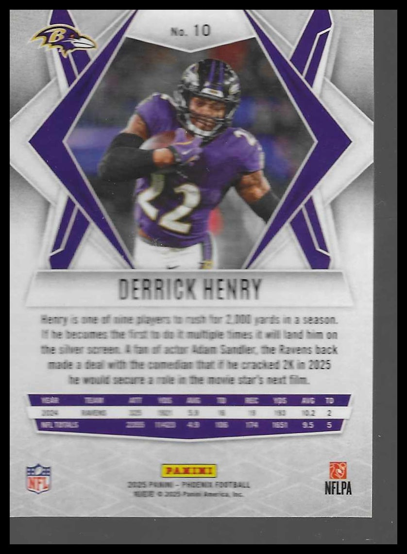 2025 Panini Phoenix #10 Derrick Henry