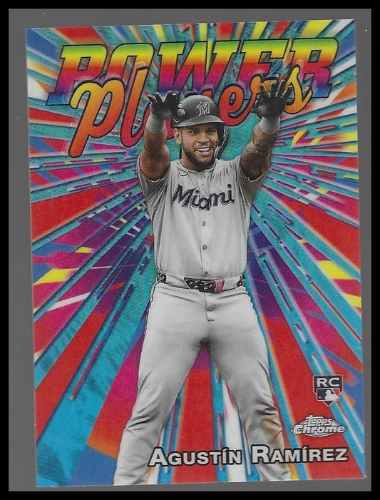 2025 Topps Chrome Update #PP-29 Agustín Ramírez Power Players