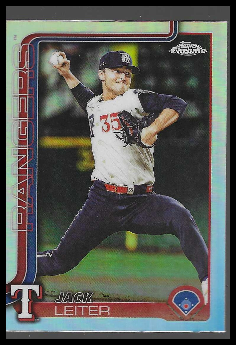 2025 Topps Chrome Update #USC42 Jack Leiter Refractors