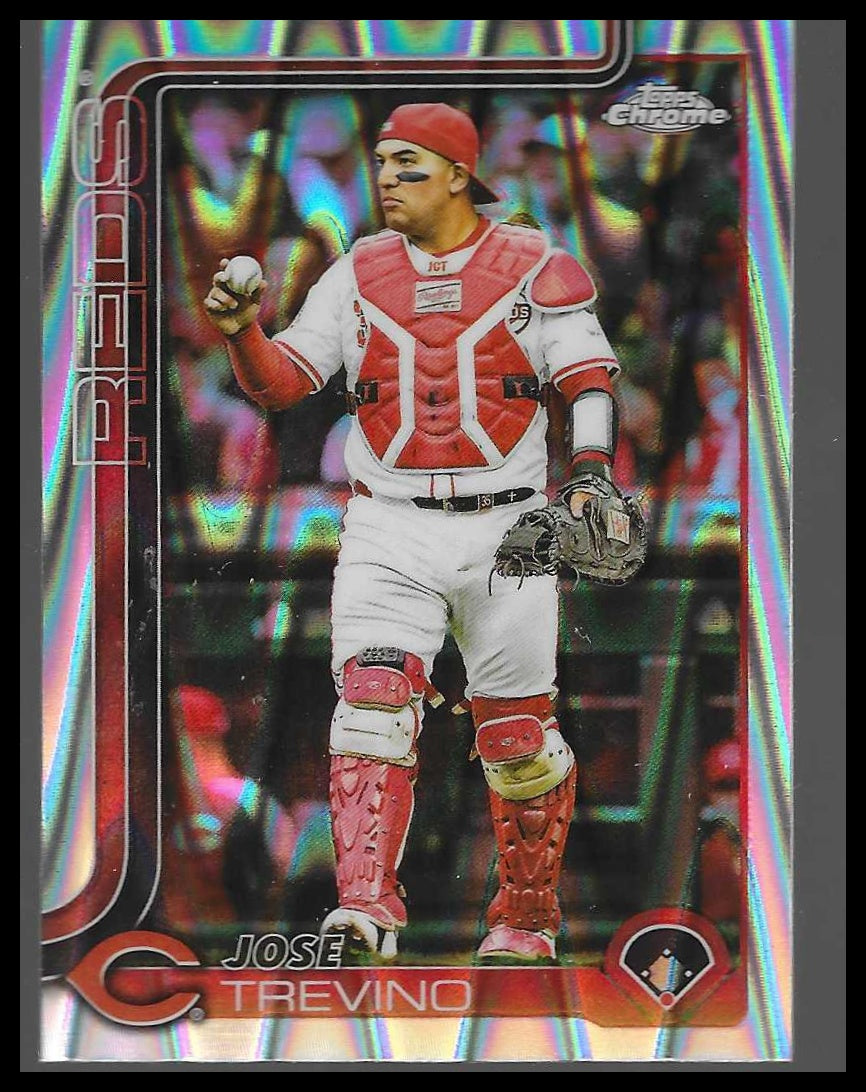 2025 Topps Chrome Update #USC2 Jose Trevino RayWave Refractor