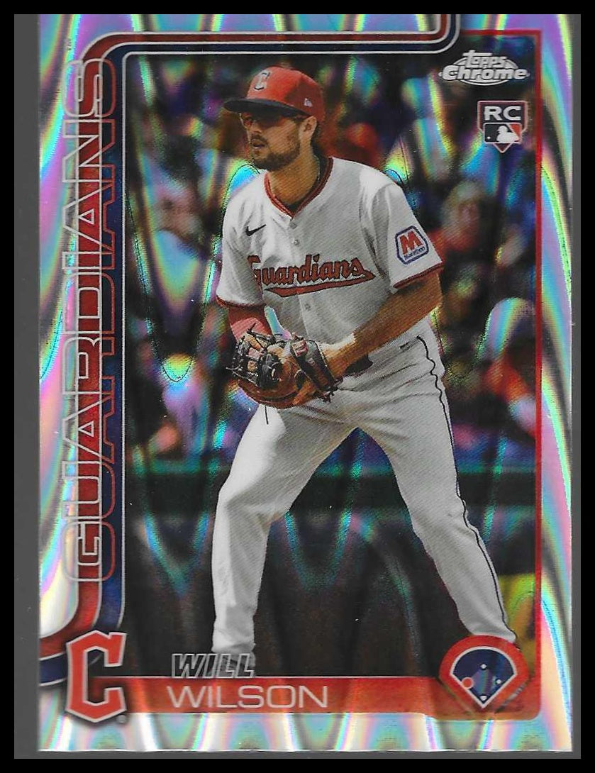 2025 Topps Chrome Update #USC187 Will Wilson RayWave Refractor