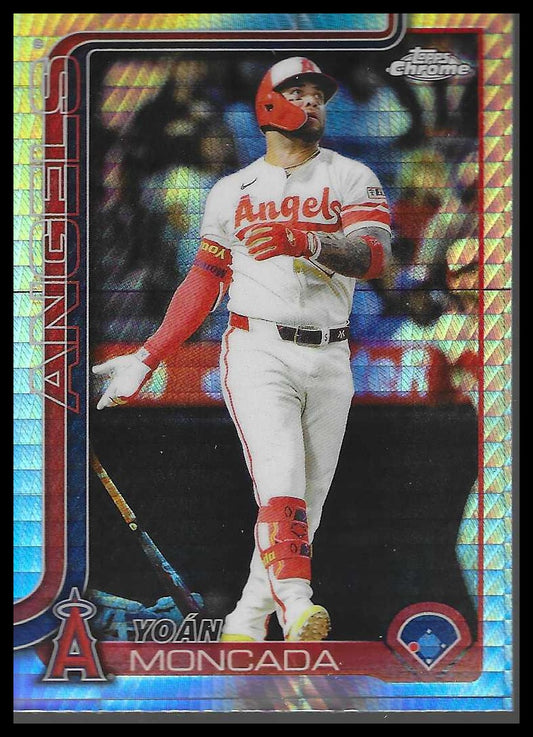 2025 Topps Chrome Update #USC22 Yoán Moncada Prism Refractors