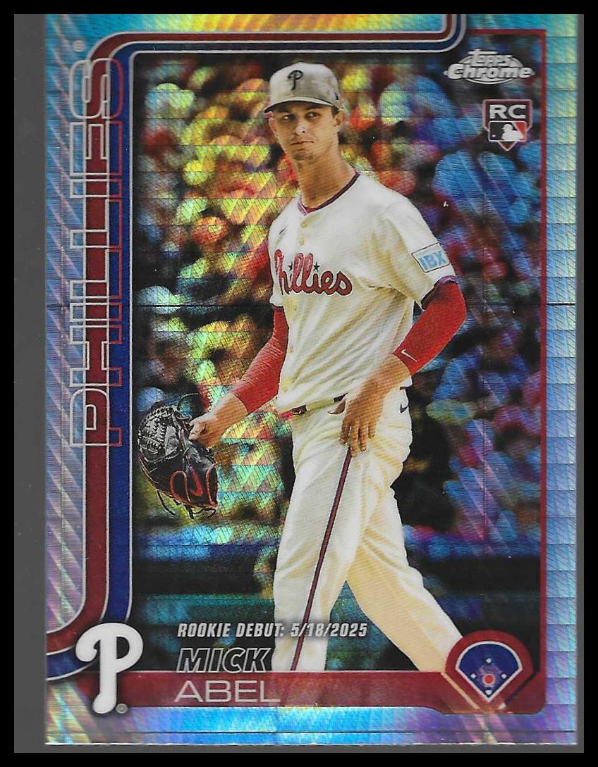 2025 Topps Chrome Update #USC87 Mick Abel Prism Refractors