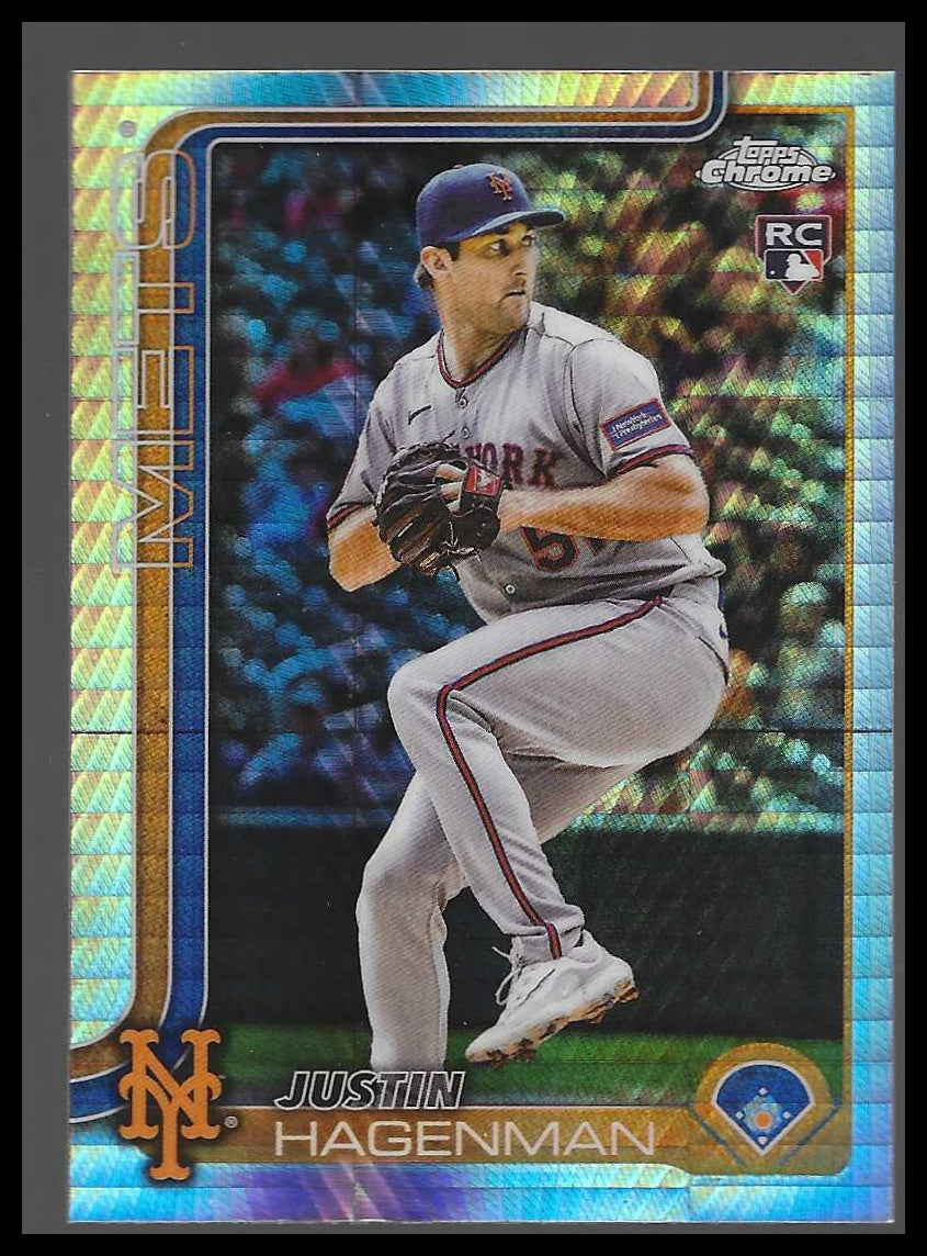 2025 Topps Chrome Update #USC61 Justin Hagenman Prism Refractors