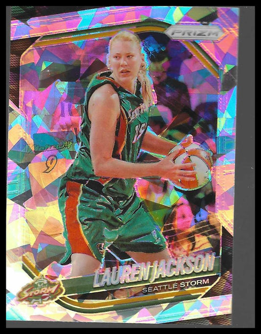 2025 Panini Prizm WNBA #91 Lauren Jackson Ice Prizms