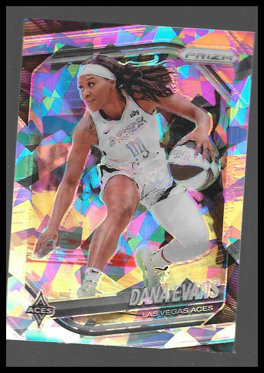 2025 Panini Prizm WNBA #33 Dana Evans Ice Prizms