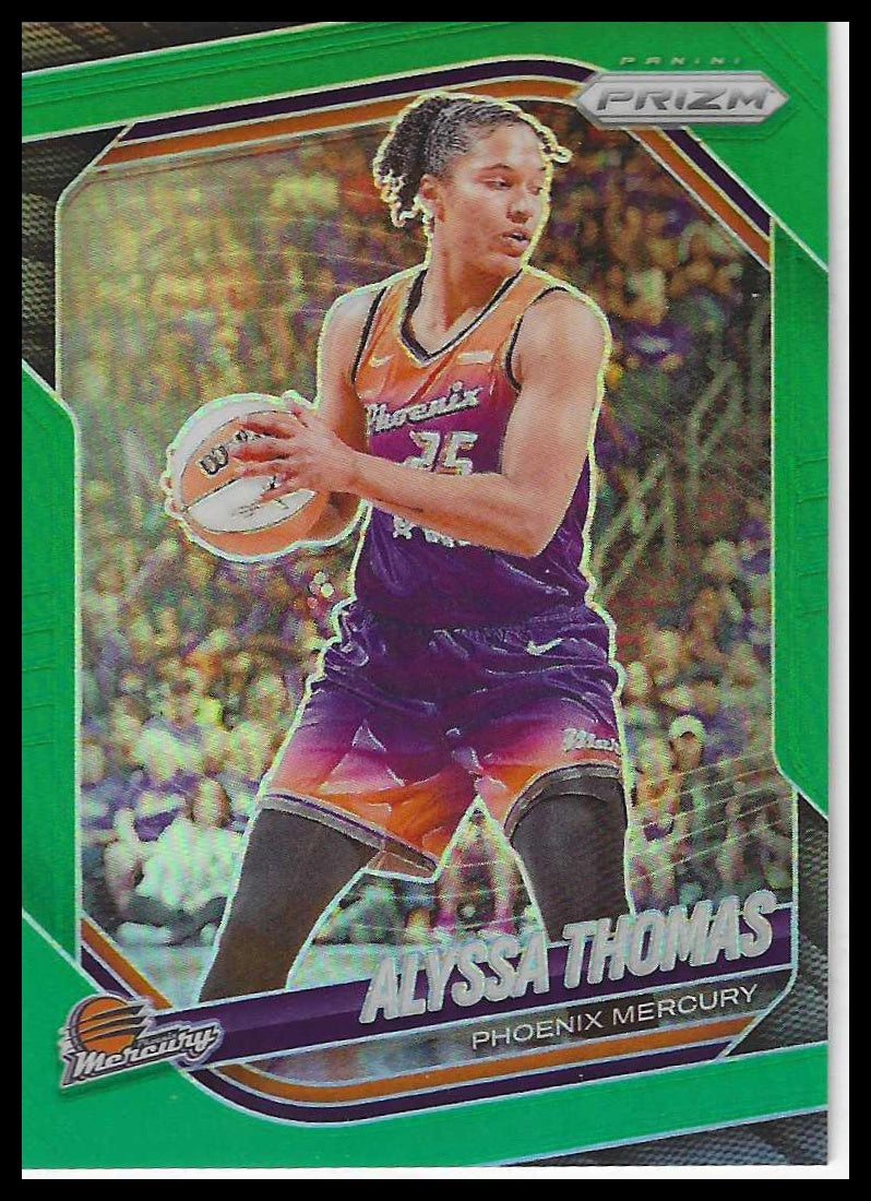 2025 Panini Prizm WNBA #44 Alyssa Thomas Green Prizms