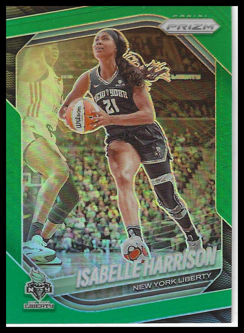 2025 Panini Prizm WNBA #12 Isabelle Harrison Green Prizms