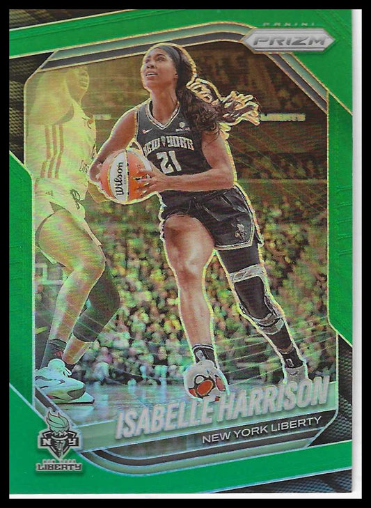2025 Panini Prizm WNBA #12 Isabelle Harrison Green Prizms