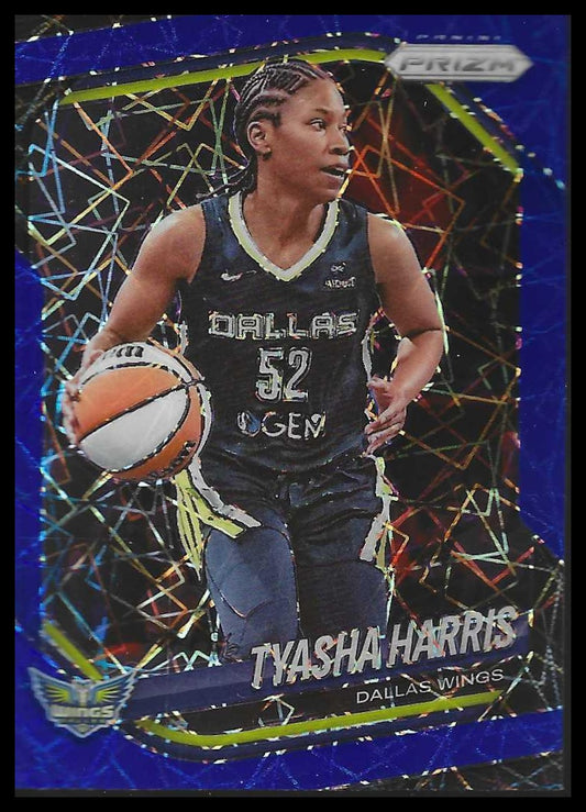 2025 Panini Prizm WNBA #130 Tyasha Harris Blue Velocity Prizms
