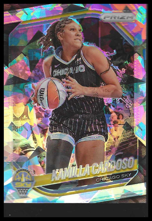 2025 Panini Prizm WNBA #89 Kamilla Cardoso Ice Prizms