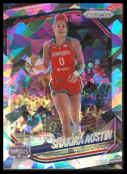 2025 Panini Prizm WNBA #81 Shakira Austin Ice Prizms
