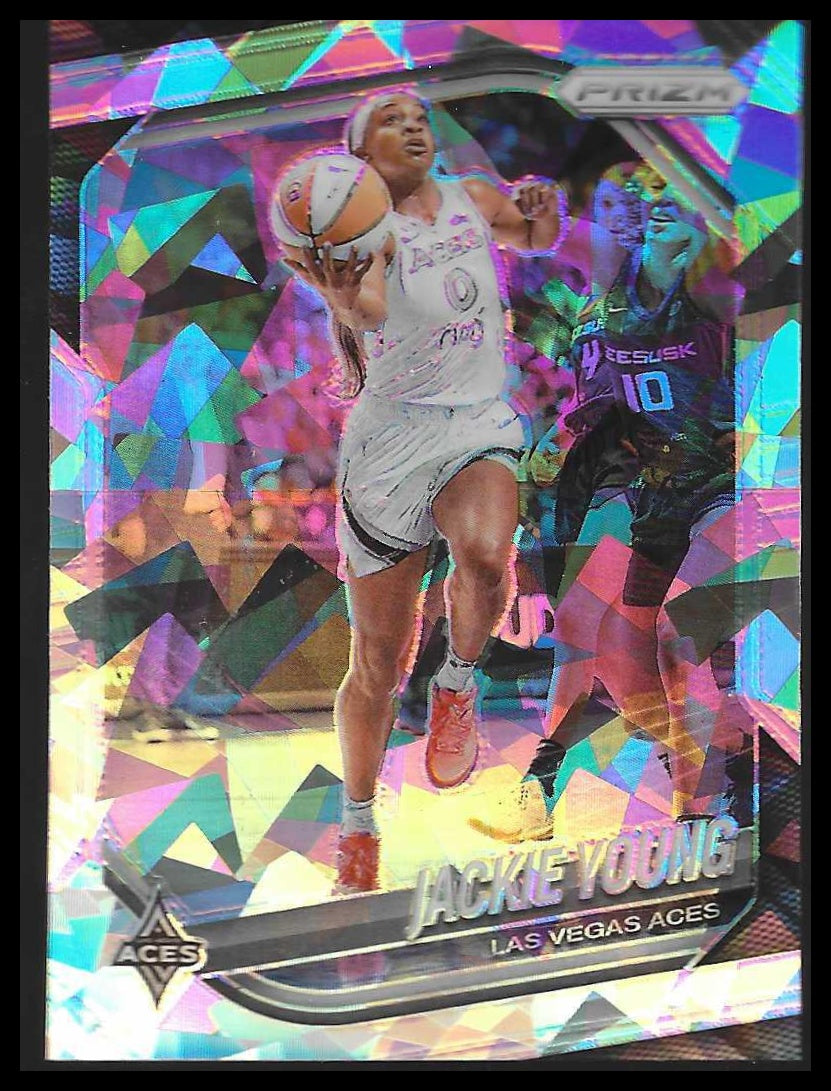 2025 Panini Prizm WNBA #23 Jackie Young Silver Prizms