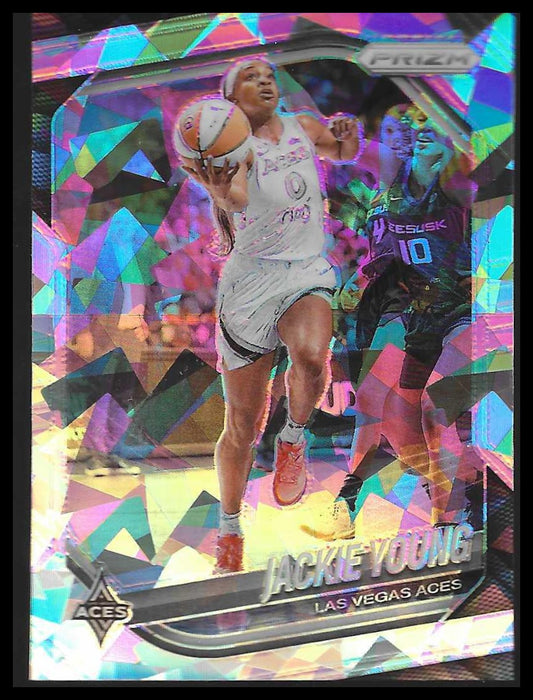 2025 Panini Prizm WNBA #23 Jackie Young Silver Prizms