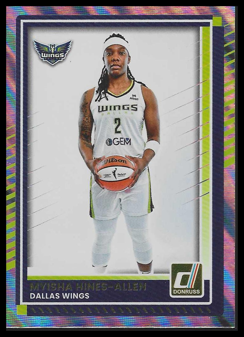 2025 Donruss WNBA #65 Myisha Hines-Allen Lava