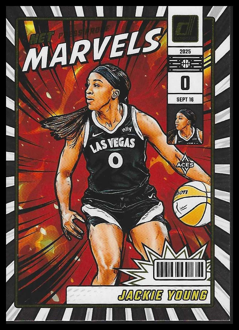 2025 Donruss WNBA #15 Jackie Young Net Marvels