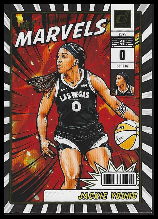 2025 Donruss WNBA #15 Jackie Young Net Marvels