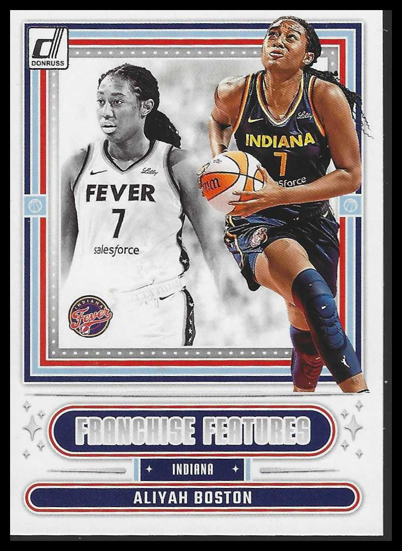 2025 Donruss WNBA #12 Aliyah Boston Franchise Features