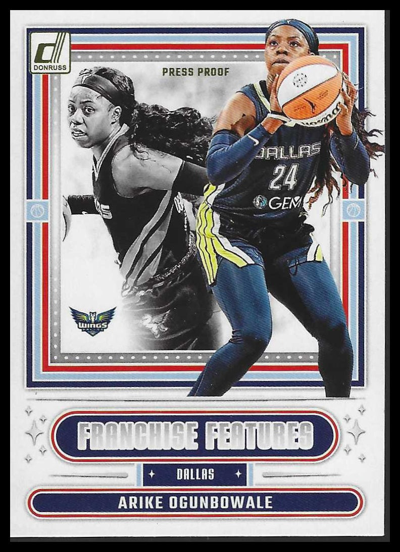 2025 Donruss WNBA #3 Arike Ogunbowale Franchise Features