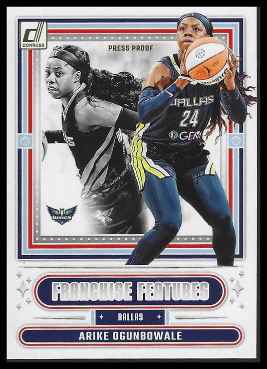 2025 Donruss WNBA #3 Arike Ogunbowale Franchise Features