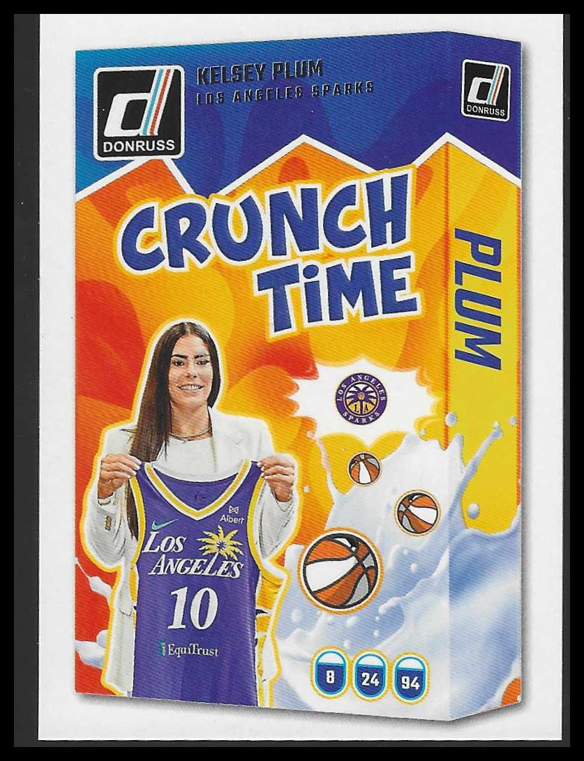 2025 Donruss WNBA #8 Kelsey Plum Crunch Time