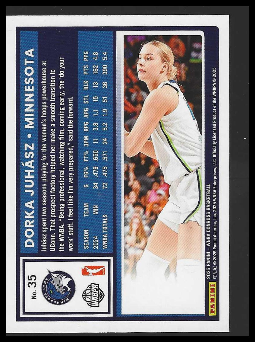 2025 Donruss WNBA #35 Dorka Juhasz Holo