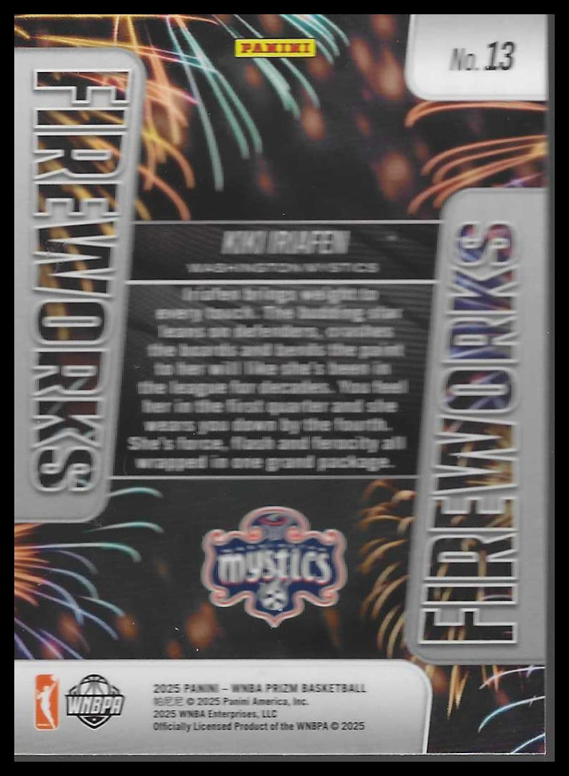 2025 Panini Prizm WNBA #13 Ariel Atkins Fireworks