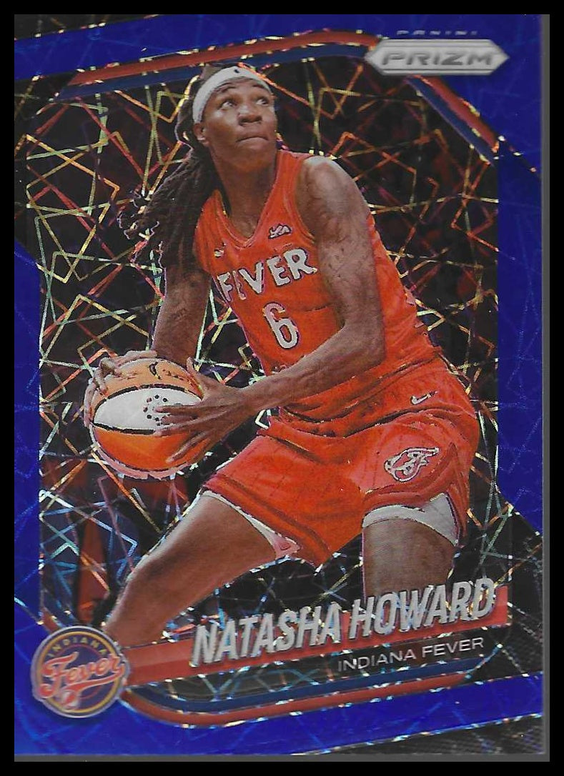 2025 Panini Prizm WNBA #54 Natasha Howard Blue Velocity Prizms