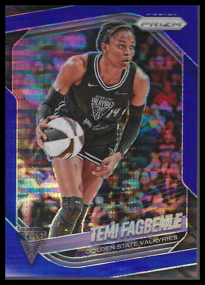 2025 Panini Prizm WNBA #68 Temi Fagbenle Blue Pulsar Prizms #/199