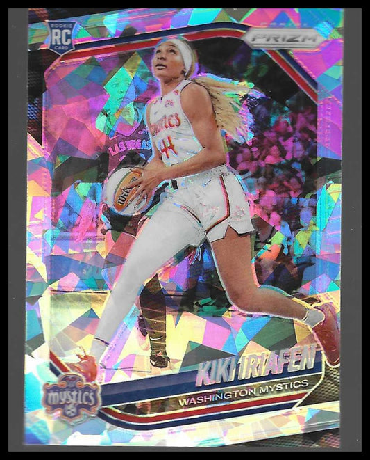 2025 Panini Prizm WNBA #72 Kiki Iriafen Ice Prizms