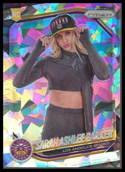 2025 Panini Prizm WNBA #142 Sarah Ashlee Barker Ice Prizms