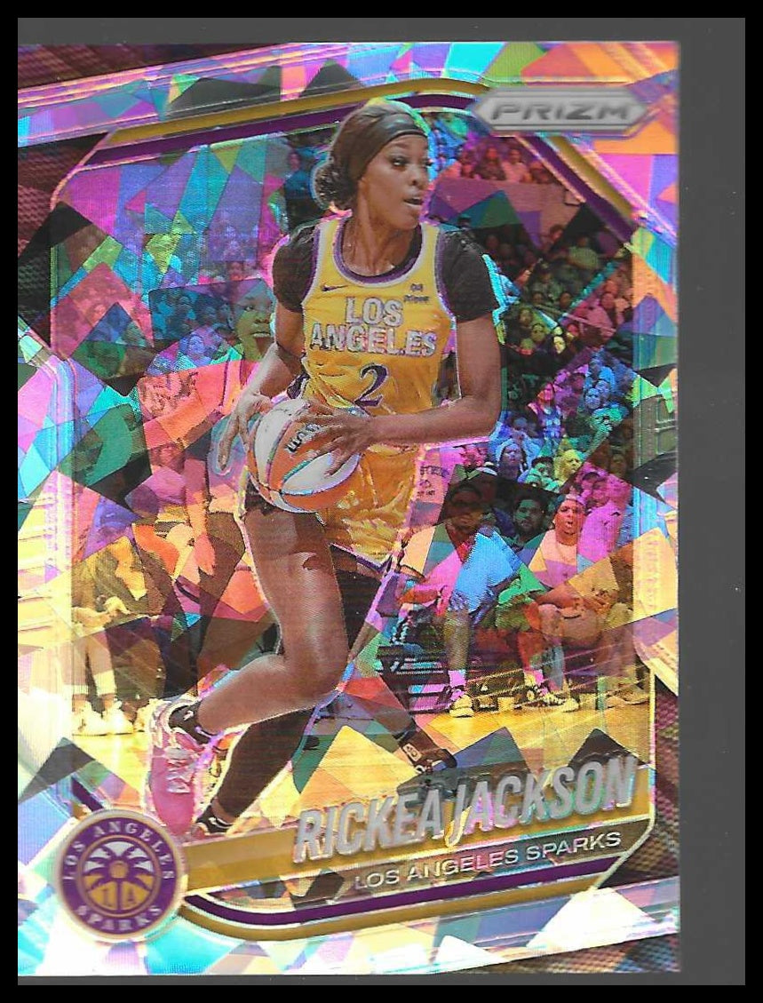2025 Panini Prizm WNBA #118 Rickea Jackson Ice Prizms