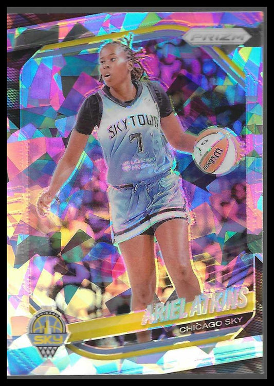 2025 Panini Prizm WNBA #13 Ariel Atkins Ice Prizms