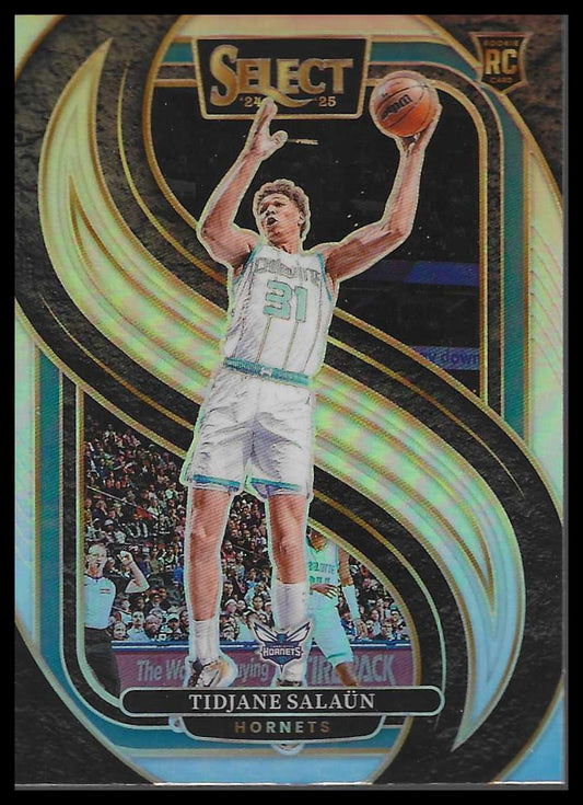 2024-25 Panini Select #169 Tidjane Salaun Silver Prizm