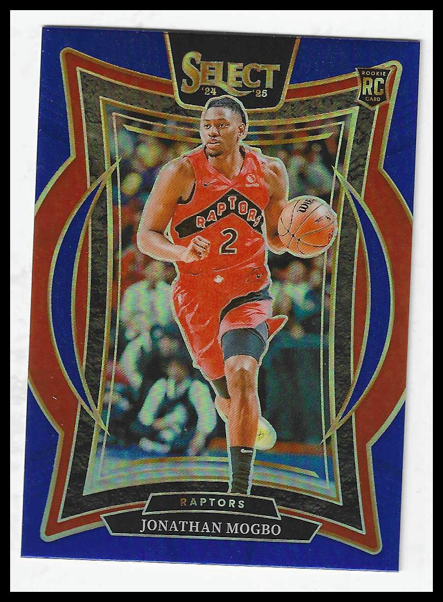 2024-25 Panini Select #87 Jonathan Mogbo Blue Prizm