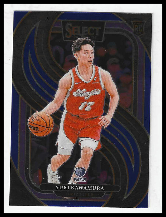 2024-25 Panini Select #168 Yuki Kawamura Blue (Retail)