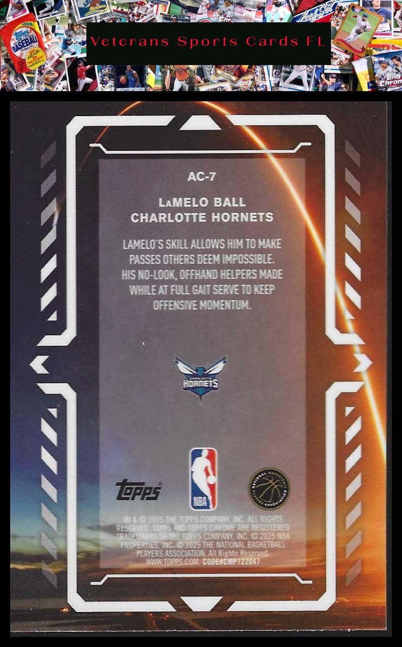 2025-26 Topps Chrome #AC-7 LaMelo Ball Activators