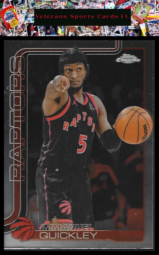 2025-26 Topps Chrome #212 Immanuel Quickley