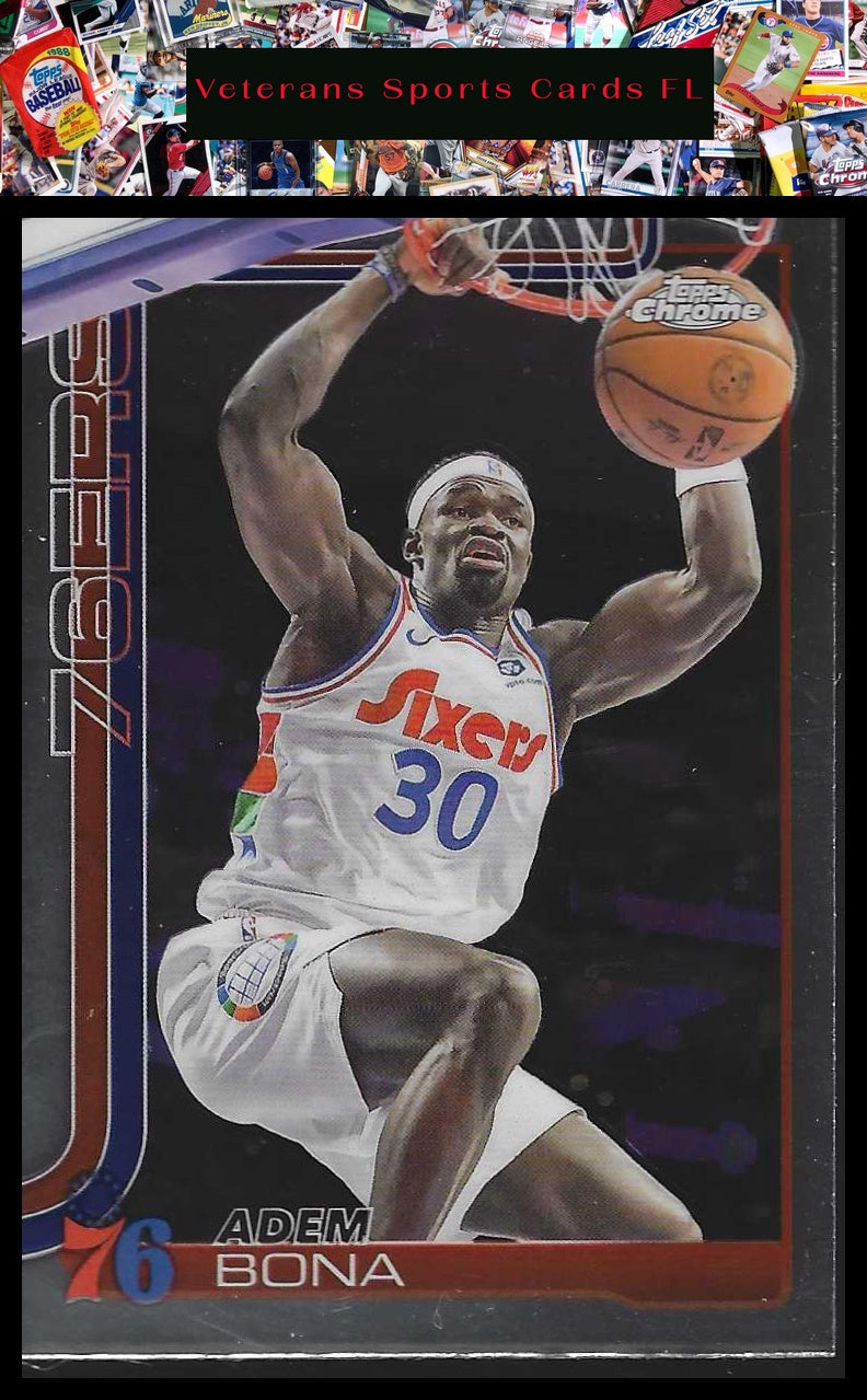 2025-26 Topps Chrome #183 Adem Bona
