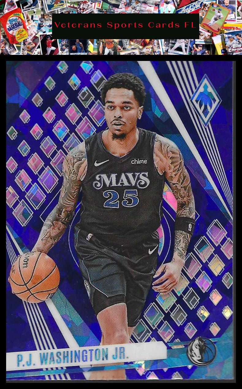 2023-24 Panini Phoenix #131 P.J. Washington Jr. Phoenix Blue Ice